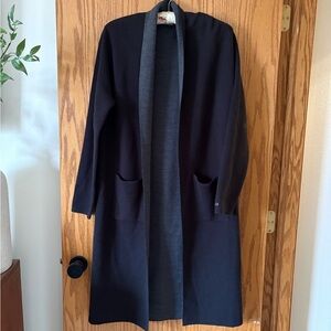 Calia Black Open Front Cardigan